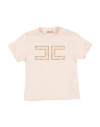 Elisabetta Franchi La Mia Bambina Toddler Girl T-shirt Light Pink Size 4 Cotton, Elastane In Pink