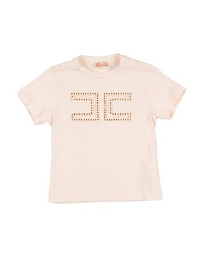Elisabetta Franchi Babies'  La Mia Bambina Toddler Girl T-shirt Light Pink Size 4 Cotton, Elastane