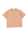 Elisabetta Franchi Babies'  La Mia Bambina Toddler Girl T-shirt Sand Size 6 Cotton, Elastane In Beige