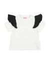 Elisabetta Franchi Babies'  La Mia Bambina Toddler Girl T-shirt White Size 3 Cotton, Elastane