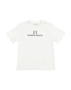 Elisabetta Franchi La Mia Bambina Toddler Girl T-shirt White Size 5 Cotton, Elastane In White