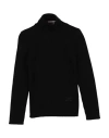 Elisabetta Franchi La Mia Bambina Toddler Girl Turtleneck Navy Size 6 Viscose, Polyester, Polyamide In Black