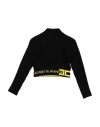Elisabetta Franchi Babies'  La Mia Bambina Toddler Girl Turtleneck Black Size 6 Viscose, Polyester, Polyamide
