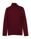 Elisabetta Franchi Babies'  La Mia Bambina Toddler Girl Turtleneck Burgundy Size 6 Viscose, Polyester, Polyam