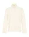 Elisabetta Franchi Babies'  La Mia Bambina Toddler Girl Turtleneck Ivory Size 6 Viscose, Polyester, Polyamide In Neutral