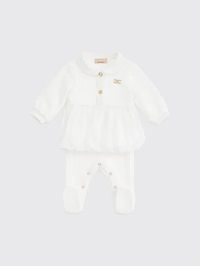 Elisabetta Franchi La Mia Bambina Babies'  Tracksuit Kids Color Yellow Cream In Neutral