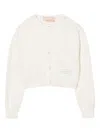 Elisabetta Franchi La Mia Bambina Sweater  Kids Color Yellow Cream In White