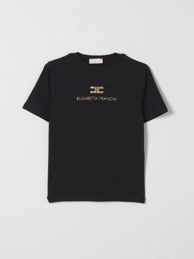Elisabetta Franchi La Mia Bambina T-shirt Kids  In Black