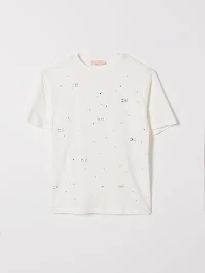 Elisabetta Franchi La Mia Bambina T-shirt Kids  In White