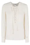 Elisabetta Franchi Lace Blouse