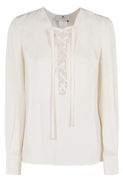 Elisabetta Franchi Lace Blouse