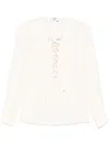 Elisabetta Franchi Lace-up Blouse With Buttoned Cuffs