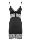 Elisabetta Franchi Laced Chain-straps Mini Dress In Black