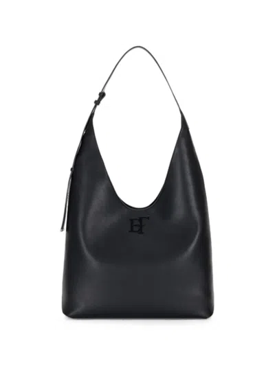 Elisabetta Franchi Large Bag With Logo In Black