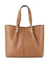 Elisabetta Franchi Large Logo-detail Tote Bag In Brown