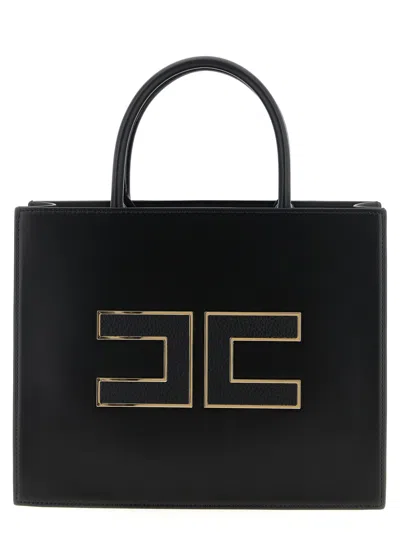 ELISABETTA FRANCHI ELISABETTA FRANCHI LARGE LOGO SHOPPING BAG