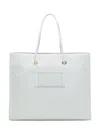 Elisabetta Franchi Large Tote In Jacquard Raffia