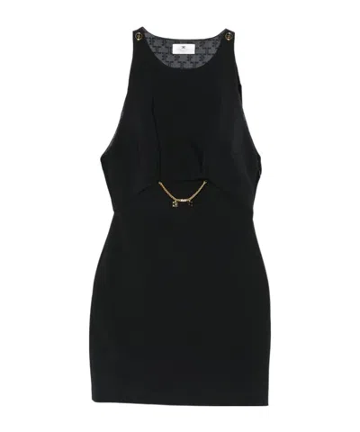 ELISABETTA FRANCHI LAYERED MINI DRESS