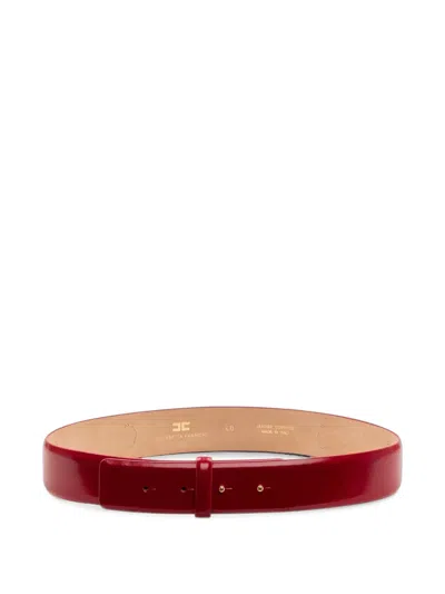 Elisabetta Franchi Leather Belt In Multi