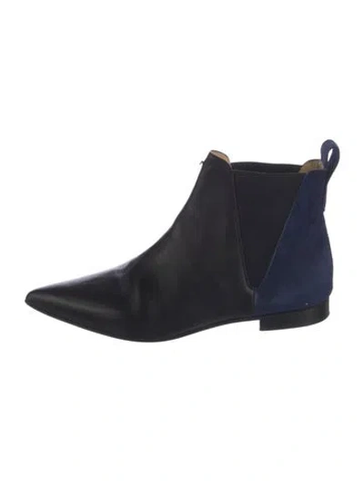 Pre-owned Elisabetta Franchi Leather Chelsea Boots In Multi