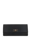 Elisabetta Franchi Black Twist-lock Fastening Detachable Chain-link Shoulder Strap In Black