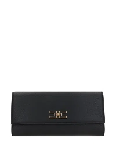 ELISABETTA FRANCHI LEATHER CLUTCH BAG