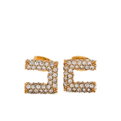 Elisabetta Franchi Leather Earrings