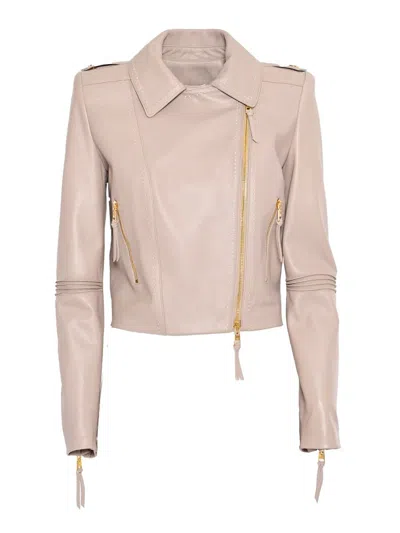 ELISABETTA FRANCHI ELISABETTA FRANCHI LEATHER JACKET