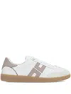 Elisabetta Franchi Leather Sneakers In White