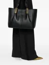 Elisabetta Franchi Shopping Bag In Black