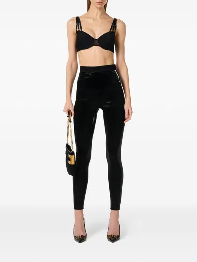 Elisabetta Franchi Leggings In Black