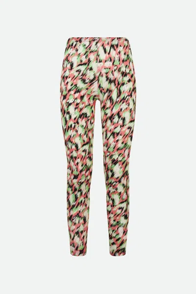 Elisabetta Franchi Leggins Blue In Multi