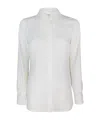 Elisabetta Franchi Camicia Lettering In Jacquard In White