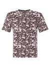 Elisabetta Franchi Lettering Jersey T-shirt Small