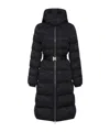 Elisabetta Franchi Quilted Black Jacket With Belted Waist In Black