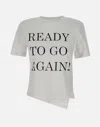 Elisabetta Franchi Lettering Cotton T-shirt
