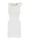 Elisabetta Franchi Vestido Midi - Blanco In White