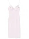Elisabetta Franchi Knee Length Dress With Adjustable Spaghetti Straps