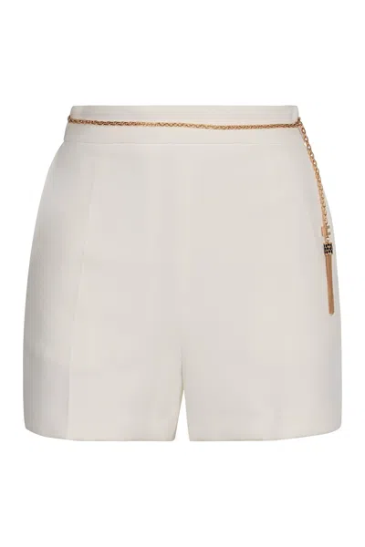 ELISABETTA FRANCHI LIGHTWEIGHT CRÊPE SHORTS