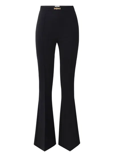 ELISABETTA FRANCHI LIGHTWEIGHT DOUBLE-LAYER TROUSERS