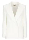 Elisabetta Franchi Linen Blend Blazer