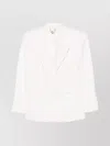 Elisabetta Franchi Linen Blend Double-breasted Jacket