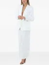 Elisabetta Franchi Linen Blend Gabardine Blazer