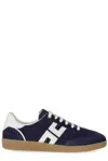 Elisabetta Franchi Oltremare Avorio Sneaker With Logo In Blu