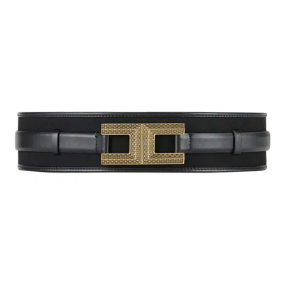 ELISABETTA FRANCHI LOGO BELT