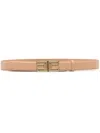 Elisabetta Franchi Logo-buckle Belt In 中性色