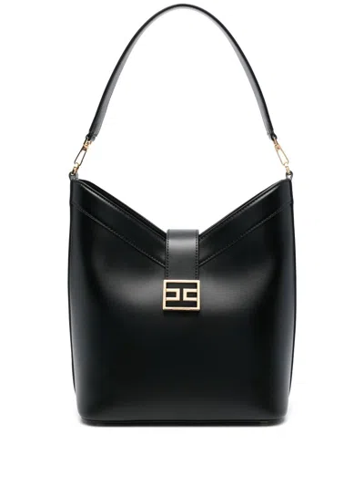 Elisabetta Franchi Logo-buckle Shoulder Bag In Black
