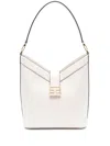 Elisabetta Franchi Logo-buckle Shoulder Bag In Neutrals