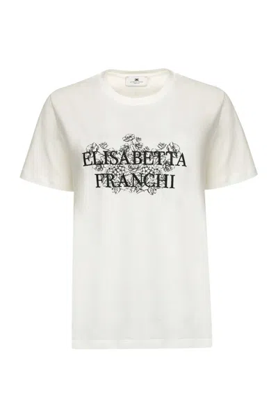 Elisabetta Franchi Logo Cotton T-shirt