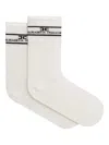 Elisabetta Franchi Logo-detail Cotton-blend Socks